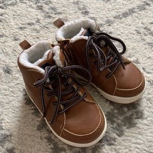Baby Brown Lined Boots - size 2.5/3.5 - H&M